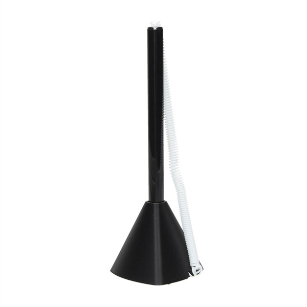 Kemični svinčnik na vrvici Triangle, črn