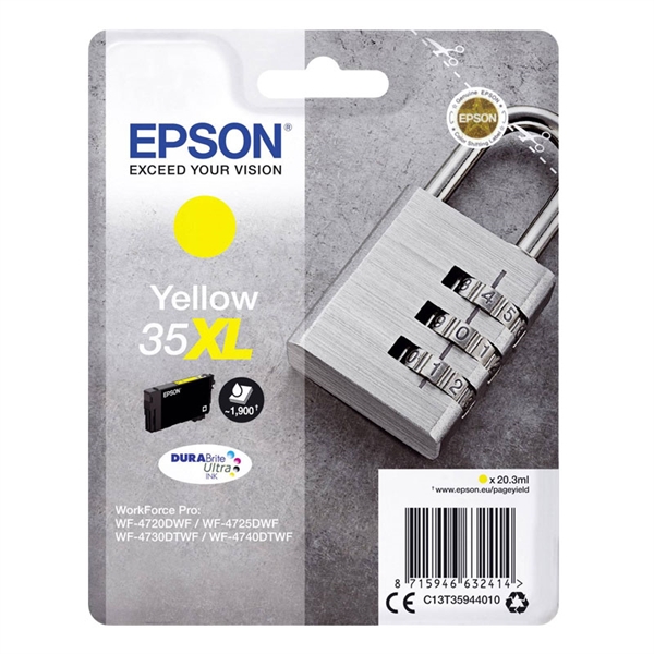Kartuša Epson 35 XL (C13T35944010) (rumena), original
