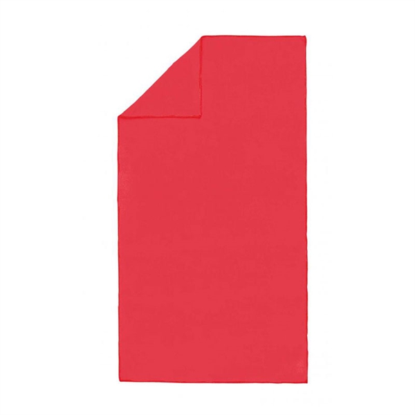 Brisača Active SOLID 100 x 180 cm, rdeča