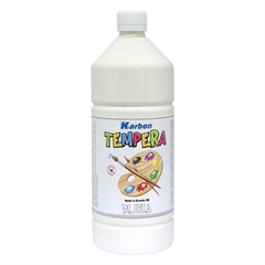 Tempera barva Karbon, bela, 1 L