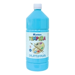 Tempera barva Karbon, svetlo modra, 1 L