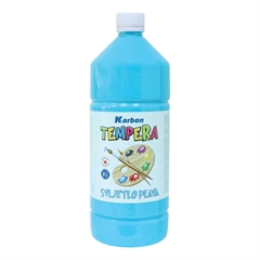 Tempera barva Karbon, svetlo modra, 1 L