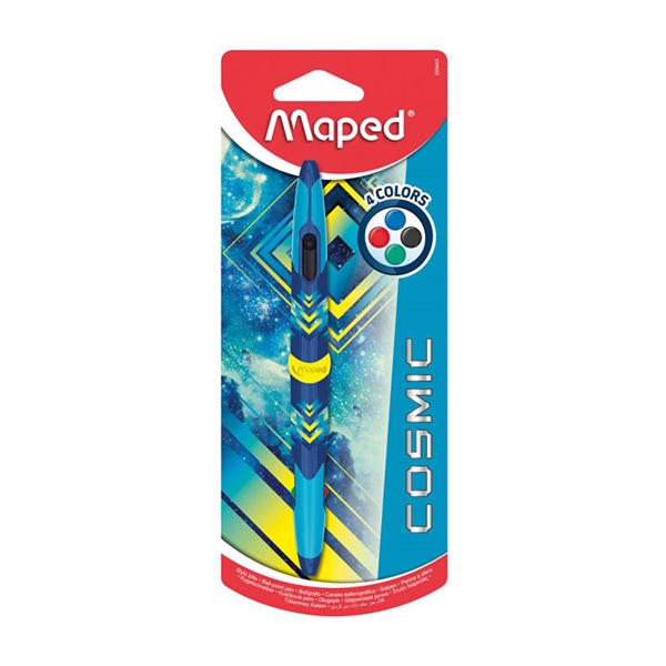 Kemični svinčnik Maped Cosmic, 4/1, moder