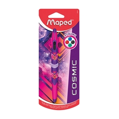 Kemični svinčnik Maped Cosmic, 4/1, roza