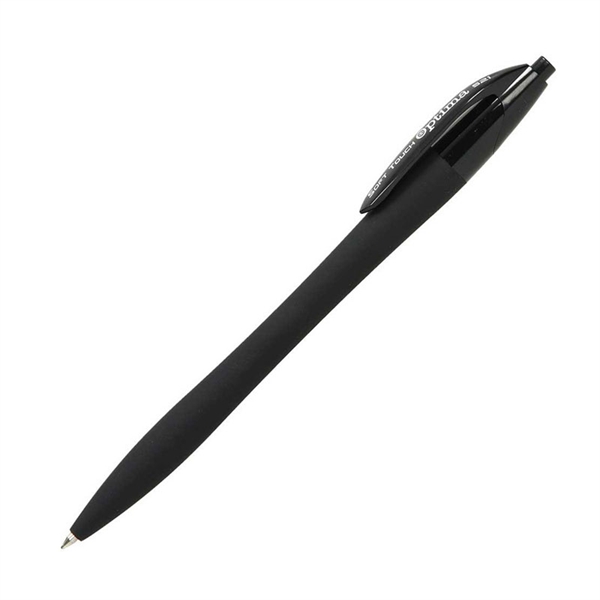 Kemični svinčnik Optima, Soft Touch, črn