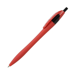 Kemični svinčnik Optima, Soft Touch, rdeč