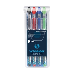 Kemični svinčnik Schneider Slider, 4 kosi