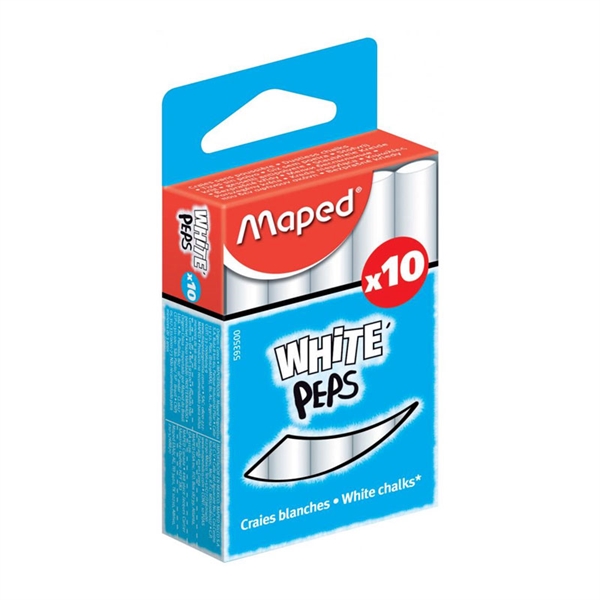 Kreda Maped White'Peps, bela, 10 kosov