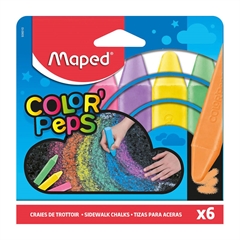 Kreda Maped Color'Peps Jumbo, 6 kosov