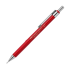 Tehnični svinčnik Faber-Castell TK-Fine, 0.7 mm, rdeč