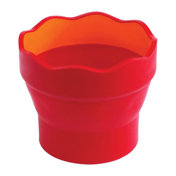 Lonček za vodo Faber-Castell Click&Go, rdeč
