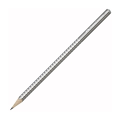 Grafitni svinčnik Faber-Castell Sparkle, srebrn