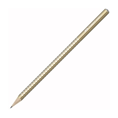 Grafitni svinčnik Faber-Castell Sparkle, zlat