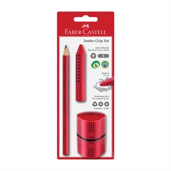 Set Faber-Castell Grip Jumbo, rdeč