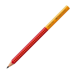 Grafitni svinčnik Faber-Castell Grip Jumbo, B, rdeče oranžen