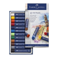 Pastelne oljne krede Faber-Castell, 12 kosov