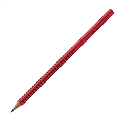 Grafitni svinčnik Faber-Castell Grip, rdeč