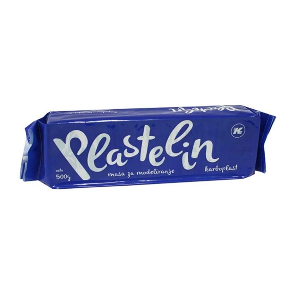 Plastelin Karbon, moder, 500 g