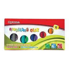 Plastelin Optima, 12 kosov