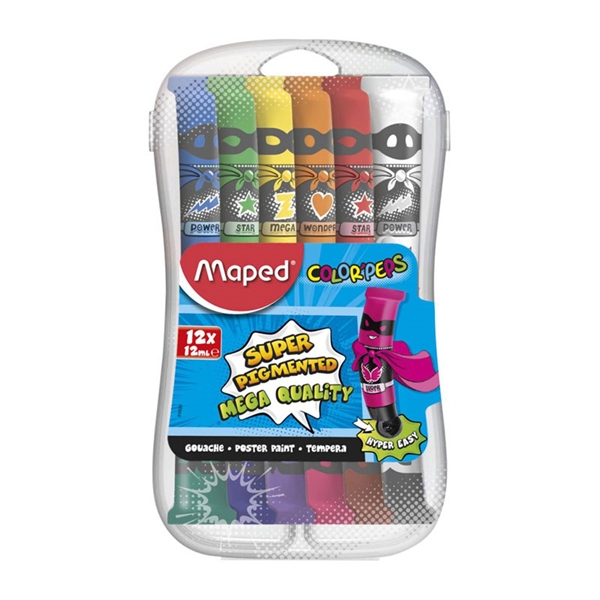 Tempera barve Maped Color'Peps, 12 ml