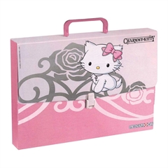 Torba z ročajem Charmmy Kitty, kartonska, roza