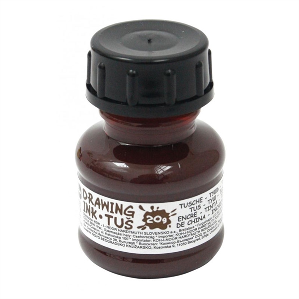 Tuš za risanje Koh-i-noor, rjav, 20 ml