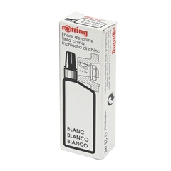 Tuš za Rotring Isograph, bel, 23ml