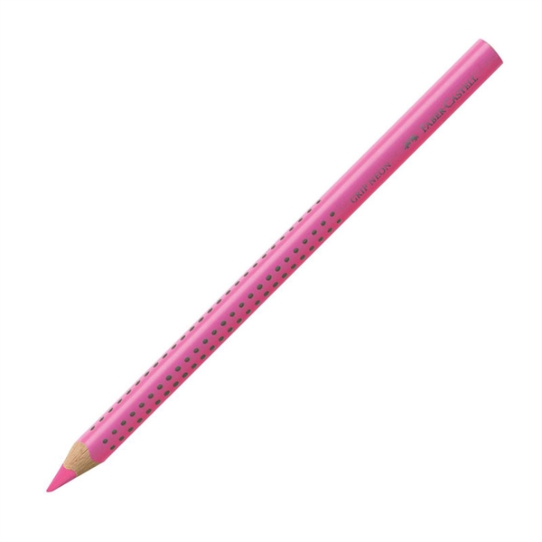 Barvica Faber-Castell Fluo Grip Jumbo, roza