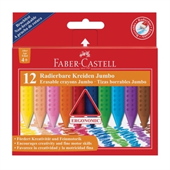 Voščene barvice Faber-Castell Grip Jumbo, 12 kosov