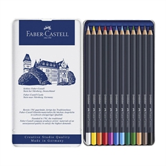 Barvice Faber-Castell Goldfaber Parmanent, 12 kosov