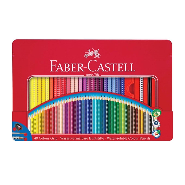 Barvice Faber-Castell Grip, 48 kosov