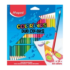 Barvice Maped Color'peps Duo, 24 kosov