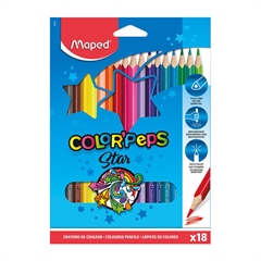Barvice Maped Color'peps Star, 18 kosov