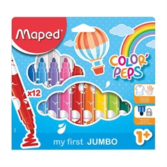 Flomastri Maped Color'peps Maxi, 5 mm, 12 kosov