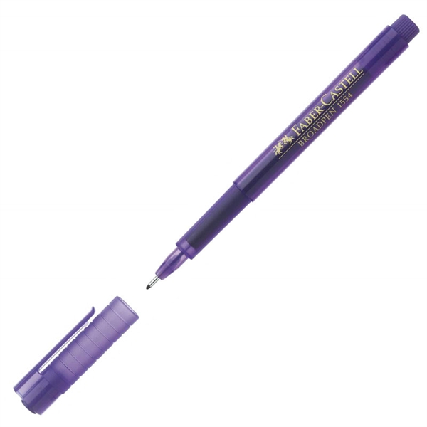 Flomaster Faber-Castell Broadpen, 0.8 mm, vijoličen