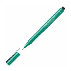 Flomaster Faber-Castell Ecco Pigment, 0.1 mm, zelen