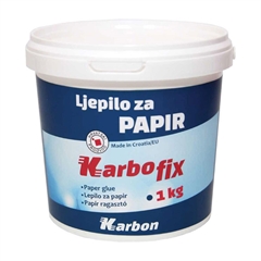 Lepilo za papir Karbon Karbofix v lončku, 1000 g