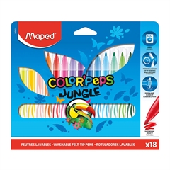 Flomastri Maped Color'peps Jungle, 18 kosov
