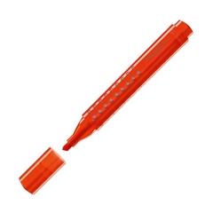 Marker Faber-Castell Fluo Grip, oranžen
