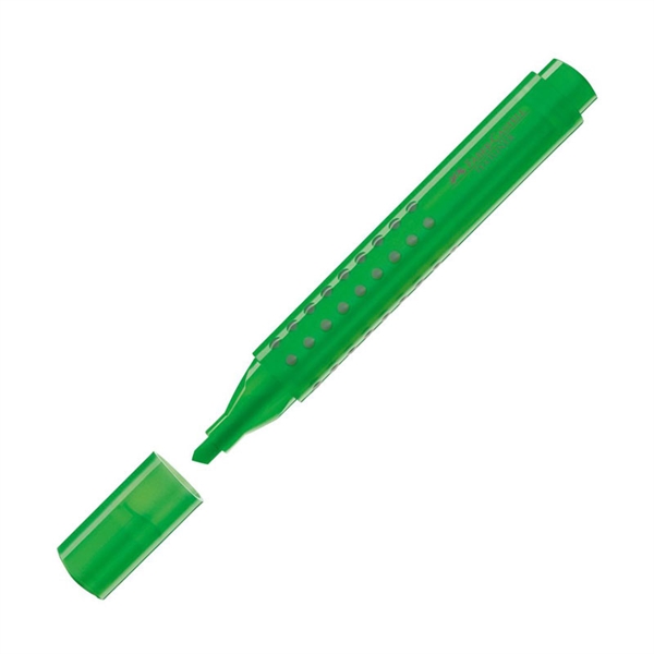 Marker Faber-Castell Fluo Grip, zelen