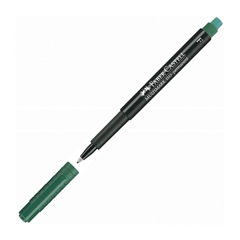 Marker Faber-Castell OHP, F, zelen