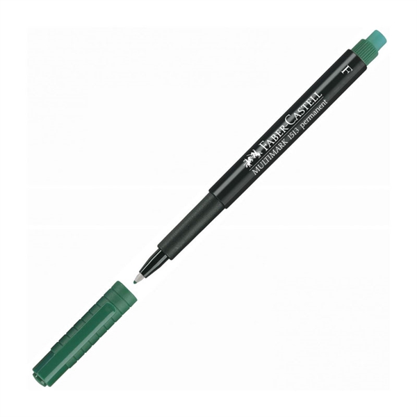 Marker Faber-Castell OHP, F, zelen