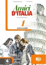 AMICI D ITALIA 1, DELOVNI ZVEZEK S CD-jem
