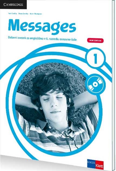 MESSAGES 1, DELOVNI ZVEZEK - NEW EDITION
