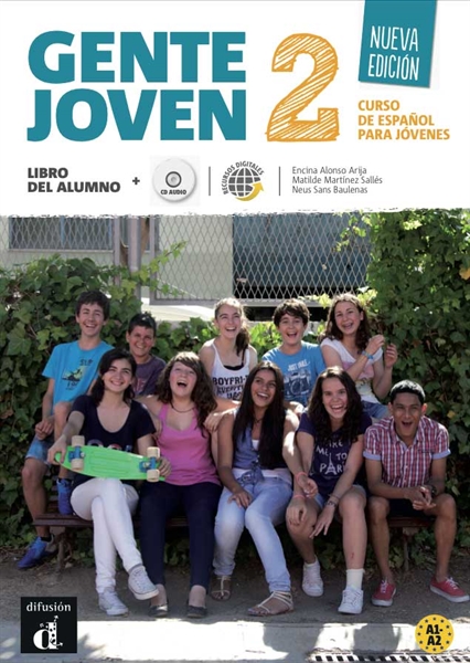 GENTE JOVEN 2, NUEVA EDICION, UČBENIK S CD-jem