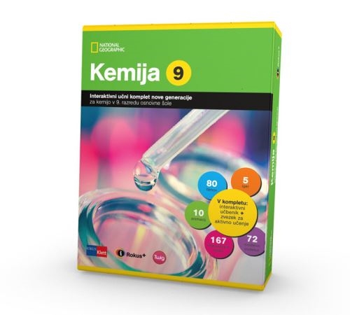 KEMIJA 9 iROKUS+, INTERAKTIVNI UČNI KOMPLET