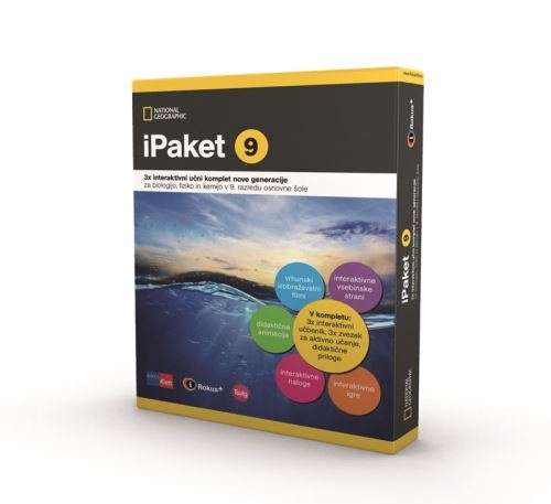 iPAKET 9 iROKUS+, INTERAKTIVNI UČNI PAKET (biologija, fizika in kemija)