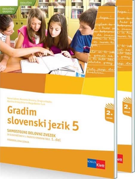 GRADIM SLOVENSKI JEZIK 5, SAMOSTOJNI DELOVNI ZVEZEK