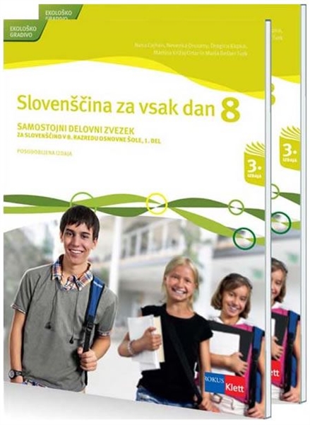 SLOVENŠČINA ZA VSAK DAN 8, SAMOSTOJNI DELOVNI ZVEZEK