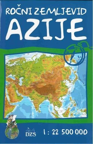 ROČNI ZEMLJEVID AZIJE
